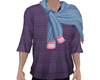 Purple Sweater w/Wrap