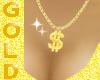  Gold Dollar Sign Chain