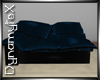-DA- Teal Leather Couch