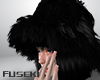 ✧ Fur Hat Black