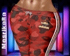 Red Sports Sweatpants RL