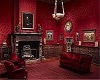 Red warm victorian sala
