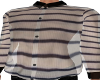 Bud Striped Sheer Shirt