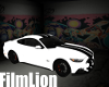 White&Black Mustang