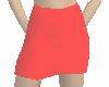 a red  skirt