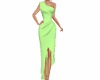 (BR) green dress elegant