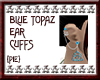 {Pie}Blue Topaz Ear Cuff