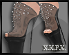 -X K- Plastic Heels B