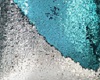 Silver Teal Pillow