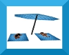 beach towel & umbrella