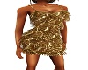 Gold Fringe Dress