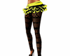skirt black&yellow