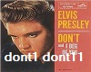 Don't (elvis presley)