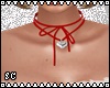 SC HEART NECKLACE RED