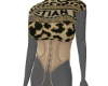 Leopard CD corset