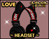 ! LOVE Black Headset (F)