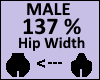 Hip Scaler 137% Male