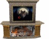 {AL} Wolf Fireplace