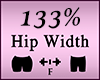 Hip Butt Scaler 133%