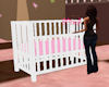 Pink&Brown Crib 2 girl