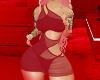 B. red dress