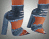 Denim Boots