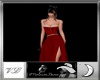 Red/Silver Gala Dress