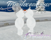 (T)Kissing Snow Couple 1