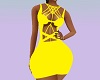 HDX Yellow Cocktail Dres