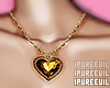 !! Gold Heart Necklace