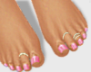 Feet Pink Nails