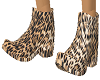 M boots leopard