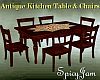 Antq Kitchen Table_Chair