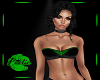 Dazzled Halter Blk/Grn