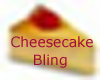 Cheesecake Bling Sticker