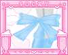 Xmas Bow Blue