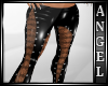 ~A~Leather N Lace Pants