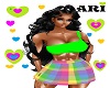 plaid green