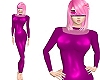 bodysuit metal pink - F
