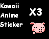 Kawaii Anime Sticker