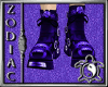 Goth Boots Purple