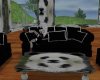 Panda couch with poses