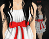 [Zn] white-red dress