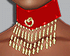 Red/Gold Choker