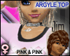 Argyle Pink with Pink