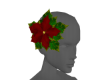 Christmas Hair Flower