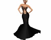 (K)  Black mermaid gown