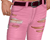 pink ripped jean*M