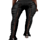 TEF LACED BLACK PANT