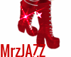 RED JUICY BOOTS
